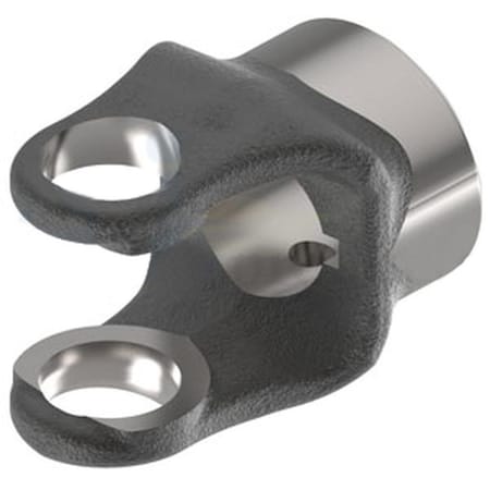 Aftermarket Implement Yoke, 1 14 Round Bore, 14 Keyway, W Set Screw A-10001-1058-AI